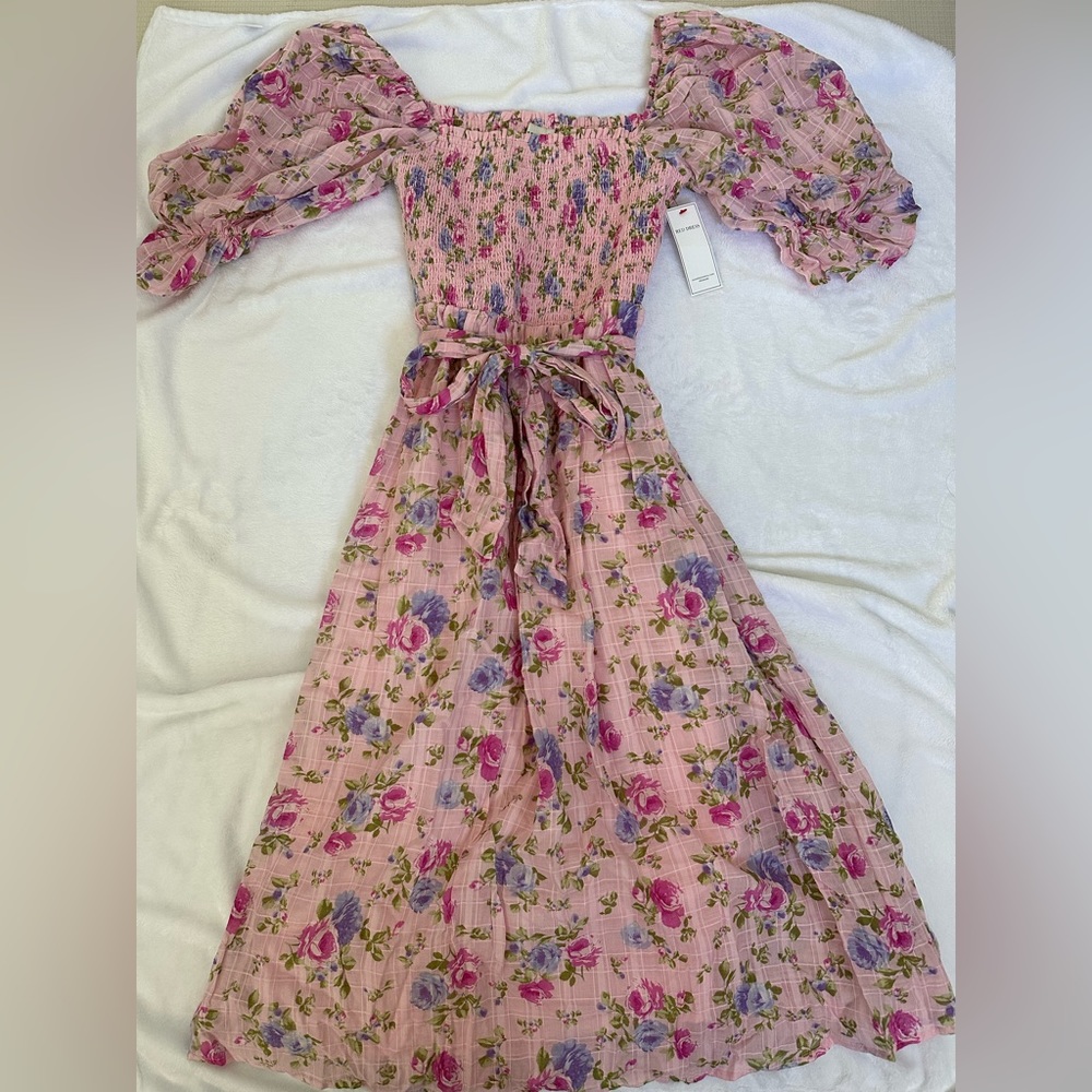 Floral garden style dress